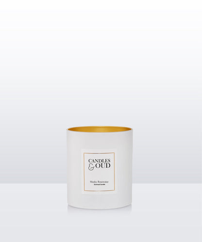 Musky Rosewater Candle Candles