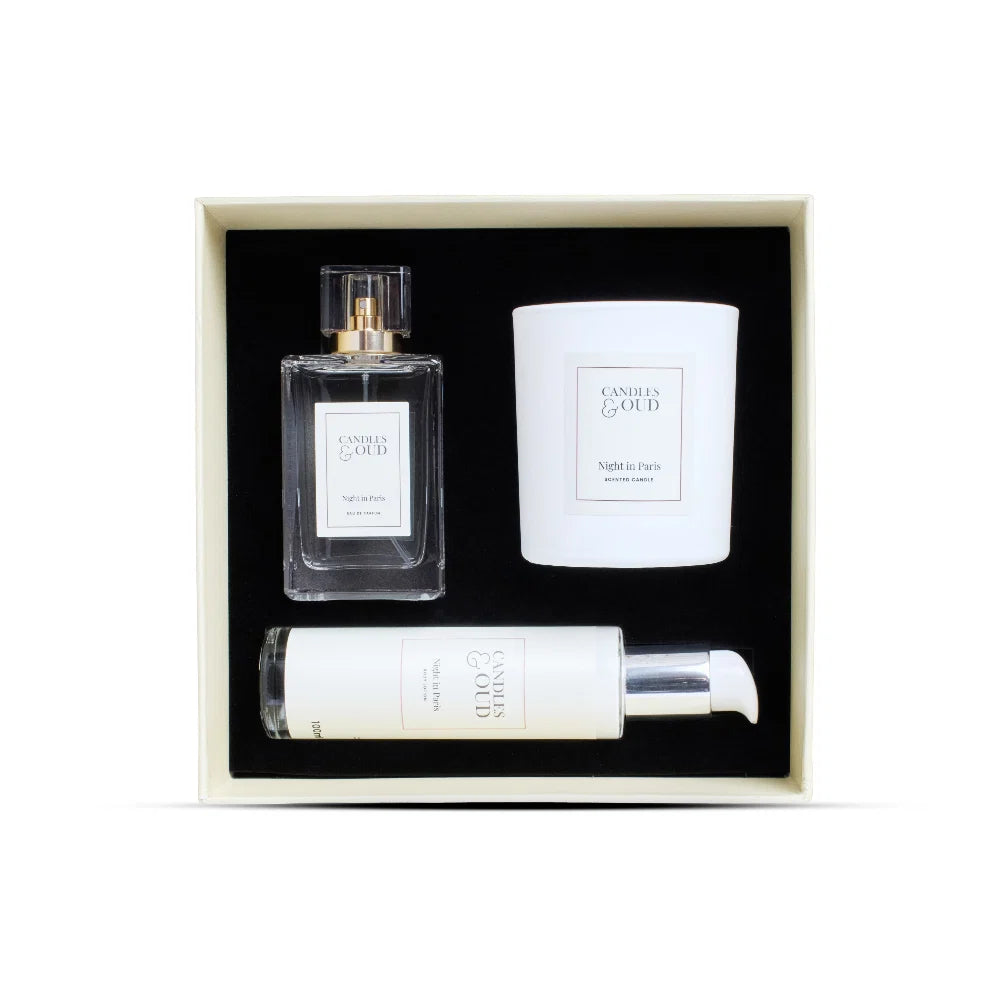 Eau de Parfum, Candle & Body Lotion Gift Set