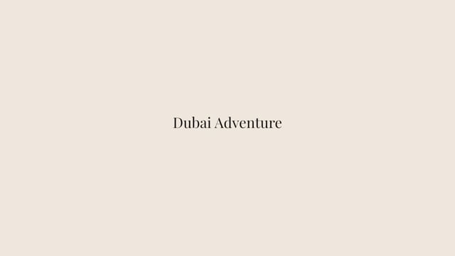 Dubai Adventures Eau De Parfum