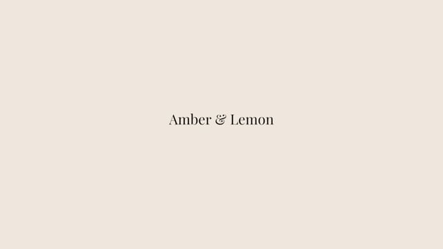 Amber &amp; Lemon Eau De Parfum